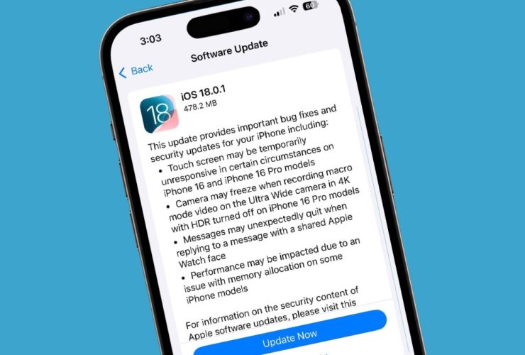 Apple Enhances Device Stability with Bug Fixes in iOS 18.0.1 and macOS Sequoia 15.0.1 Updates