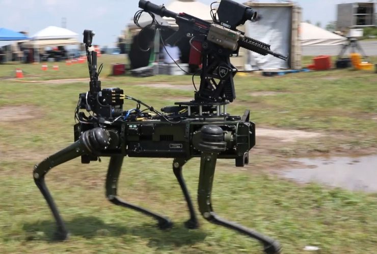 U.S. Army Tests AI-Powered Armed Robot Dog in Middle East to Boost Counter-Drone Capabilities