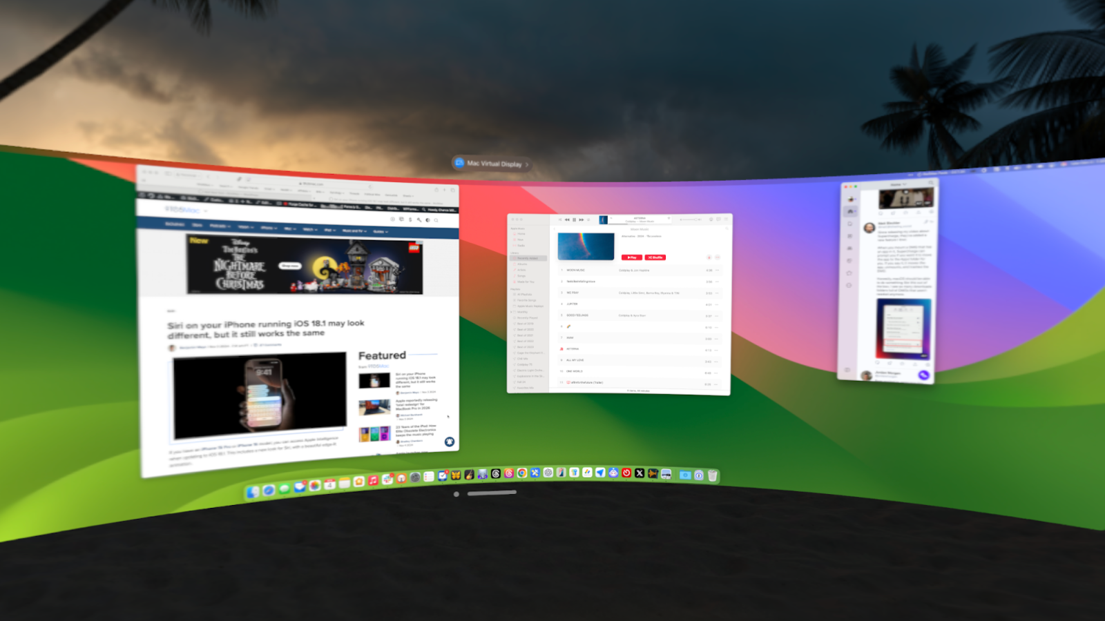 Apple Expands Vision Pro's Virtual Mac Display with "Wide" and "Ultrawide" Modes in visionOS 2.2